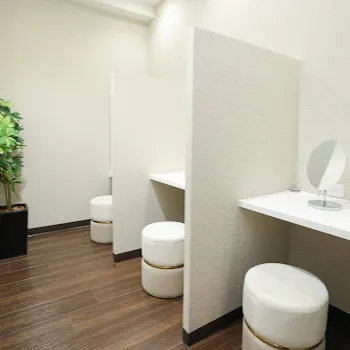 東岡崎美容クリニックの都度払いの医療脱毛を受けた後のパウダールーム