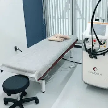 KANNO’A.clinic 那覇院のジェントルマックスプロによる施術を受ける施術室