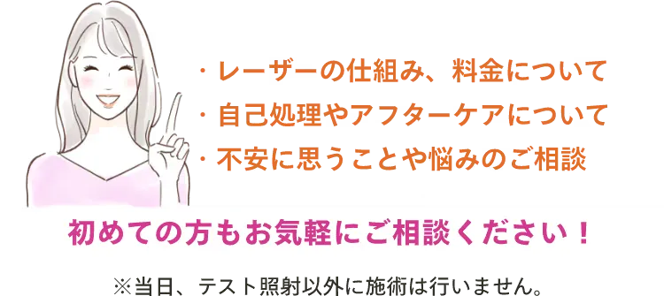 レジーナクリニックの無料カウンセリングは気軽に相談できる