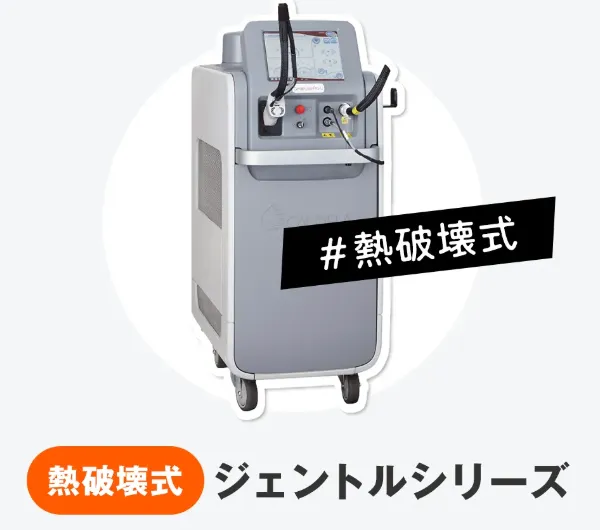 医療脱毛のジェントルシリーズ