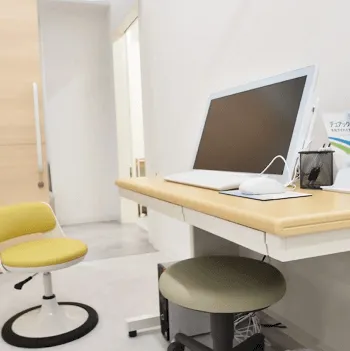 あさぶ皮フ科クリニックのジェントルマックスプロによる施術を受ける前の診察室