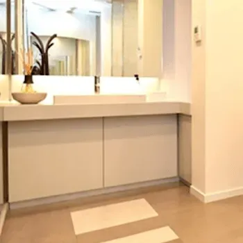 札幌ル・トロワビューティクリニックVogueのジェントルマックスプロによる施術を受けた後のパウダールーム