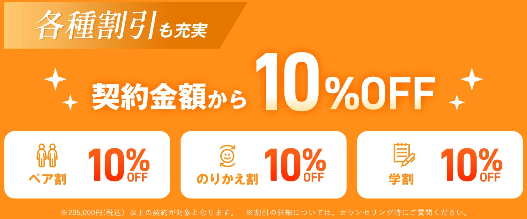 レジーナクリニック 10%割引