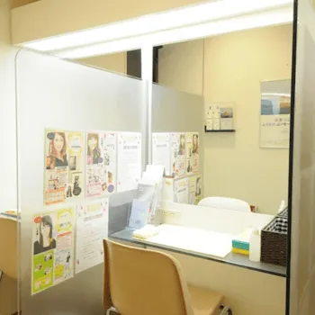 城本クリニック 横浜院のエラボトックスを受けた後のパウダールーム