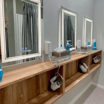 湘南美容クリニック 青葉台院の都度払いの医療脱毛を受けた後のパウダールーム