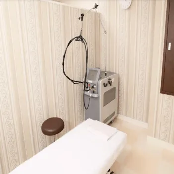 自由が丘クリニックソフィアのジェントルマックスプロによる施術を受ける施術室