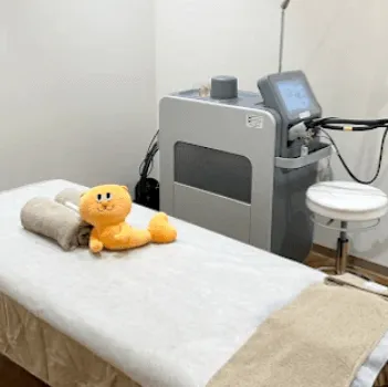 ルシアクリニック 道玄坂1院の都度払いの医療脱毛を受ける施術室