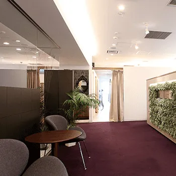 ラココ 福岡3店舗のサロン脱毛を受ける前の待合室