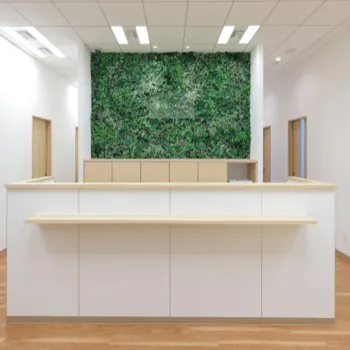 ルシアクリニック 銀座院のジェントルマックスプロによる施術を受ける前の受付