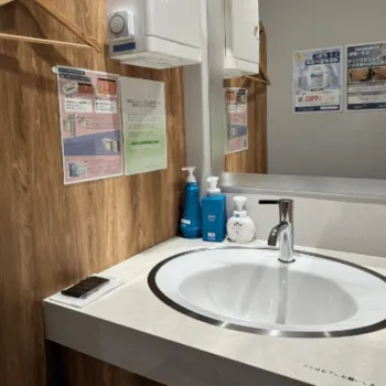 湘南美容クリニック 銀座一丁目院のジェントルマックスプロによる施術を受けた後のパウダールーム