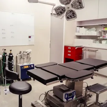 ABEAM CLINICの二重整形を受ける施術室