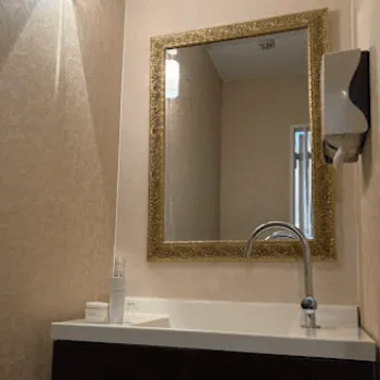 ハートライフクリニックのジェントルマックスプロによる施術を受けた後のパウダールーム