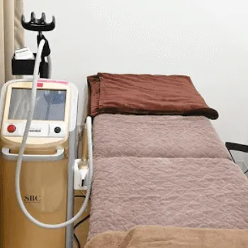 湘南美容クリニック 浜松院のジェントルマックスプロによる施術を受ける施術室