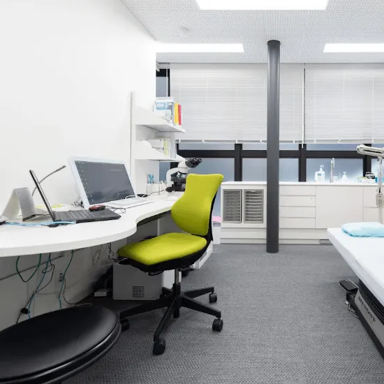 みきクリニック市ヶ谷の都度払いの医療脱毛を受ける前の診察室