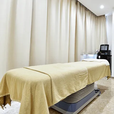 ビクアスクリニックの都度払いの医療脱毛を受ける施術室