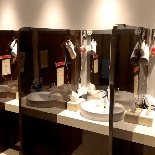 湘南美容クリニック 蒲田院の都度払いの医療脱毛を受けた後のパウダールーム