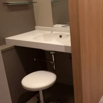 はなふさ皮膚科 久我山院の都度払いの医療脱毛を受けた後のパウダールーム