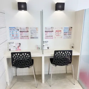 品川スキンクリニック 熊本院のクマ取り整形を受けた後のパウダールーム