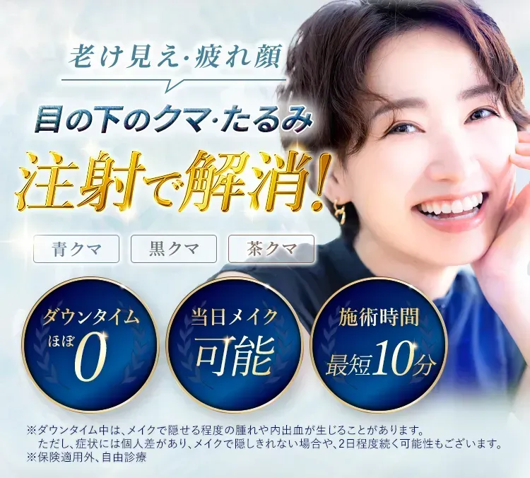 TCBのクマ取り施術