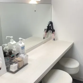 ストラッシュ 名古屋2店舗のサロン脱毛を受けた後のパウダールーム