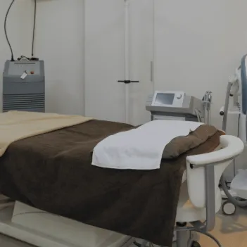 ミキクリニックの都度払いの医療脱毛を受ける施術室