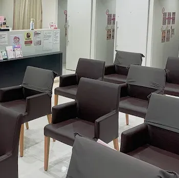 湘南美容クリニック 埼玉6院の二重整形を受ける前の待合室