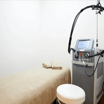 ルシアクリニック 心斎橋院のジェントルマックスプロによる施術を受ける施術室