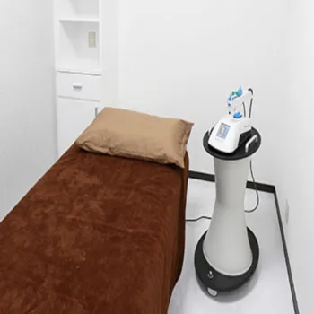 大美会クリニック 心斎橋本院のジェントルマックスプロによる施術を受ける施術室