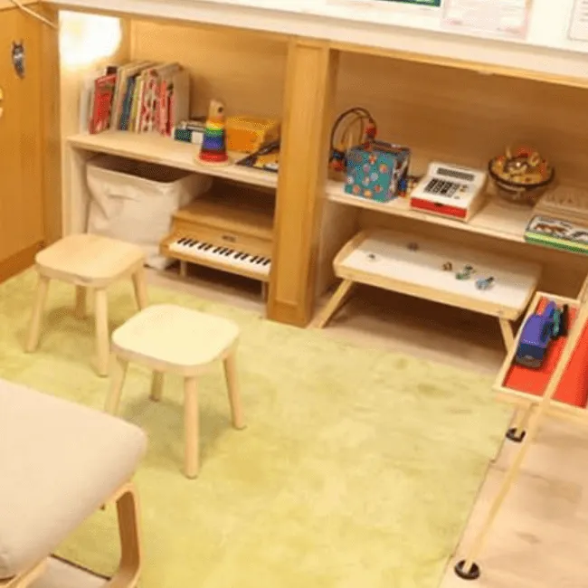 巣鴨千石皮ふ科の都度払いの医療脱毛を受ける前のキッズルーム