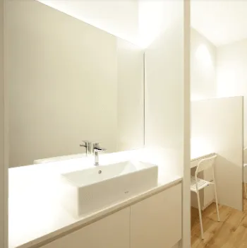 中尾形成外科の都度払いの医療脱毛を受けた後のパウダールーム