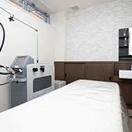いけがみ皮膚科の都度払いの医療脱毛を受ける施術室