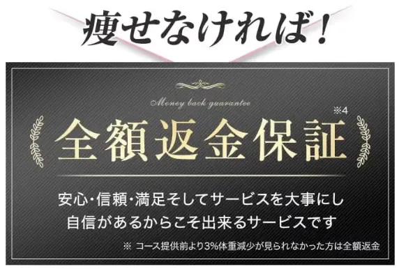 URARAクリニックの全額保証広告