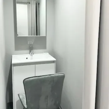 ネビュラクリニック 京都院の脂肪溶解注射を受けた後のパウダールーム