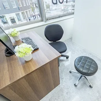 TCB東京中央美容外科 京都2院の脂肪溶解注射を受ける前の診察室