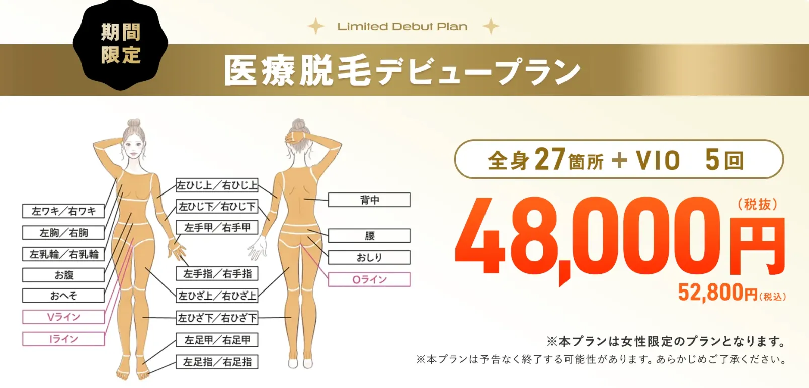 練馬で医療脱毛がおすすめのクリニックの値段