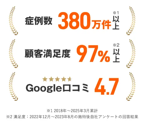 品川区付近のレジーナクリニックの実績