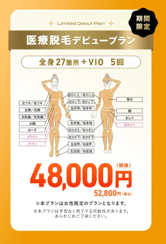 駒沢で都度払い医療脱毛が安いクリニック 料金