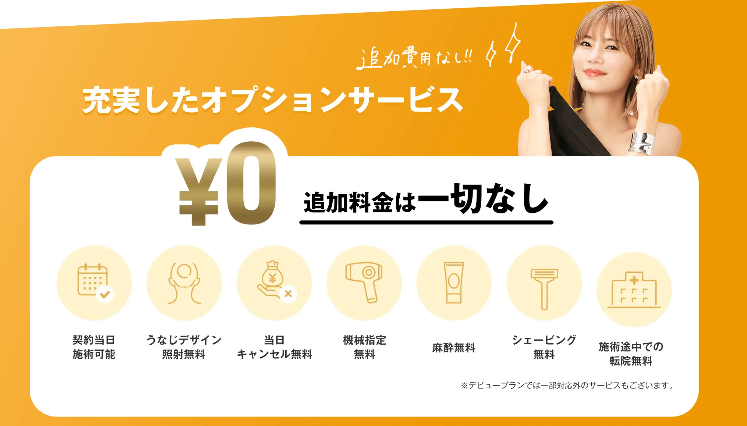 レジーナクリニックの医療脱毛でかかる追加費用について