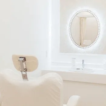 A CLINIC 全国8院のケミカルピーリングを受けた後のパウダールーム