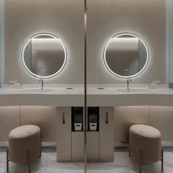 高須クリニック 全国4院のケミカルピーリングを受けた後のパウダールーム