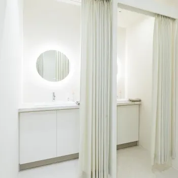 MYビューティクリニックのリジュラン注射を受けた後のパウダールーム