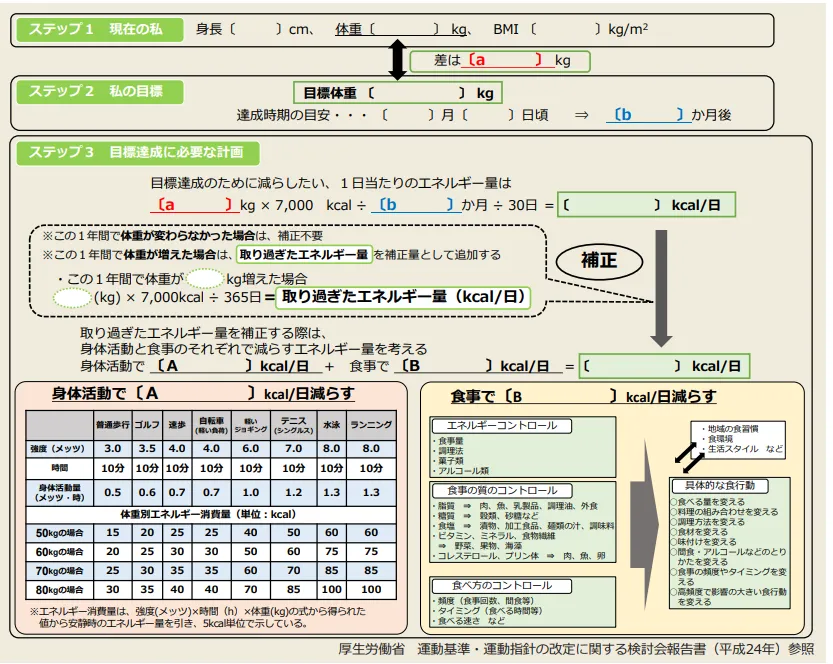 厚生労働省の運動基準・運動視診の改定に関する検討会報告書
