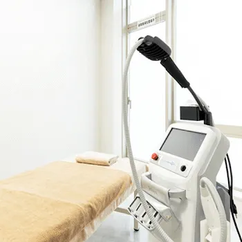 Luxe Beauty Clinicのジェントルマックスプロの都度払いによる施術を受ける施術室