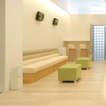 つだクリニックのジェントルマックスプロの都度払いによる施術を受ける前の待合室