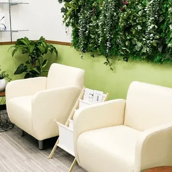 ヴァージンクリニック 福岡院のジェントルマックスプロの都度払いによる施術を受ける前の待合室