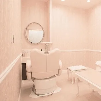 A CLINIC 福岡院の刺青除去を受けた後のパウダールーム