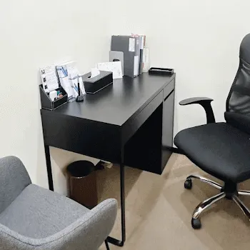 ガーデンクリニック 福岡院の刺青除去を受ける前の診察室