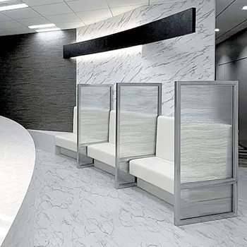 ReBeAS CLINICの刺青除去を受ける前の待合室