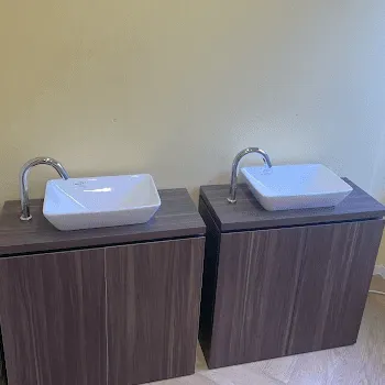 福岡天神美容クリニックのモフィウス8を受けた後のパウダールーム