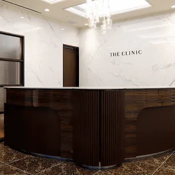 THE CLINIC 福岡院のモフィウス8を受ける前の受付